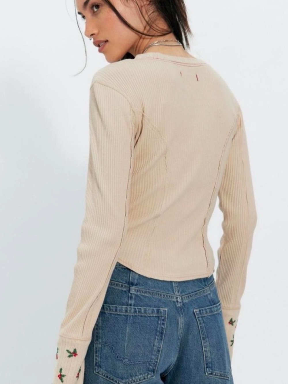 We The Free Daria Cuff Cardi NWT - Picture 2 of 5